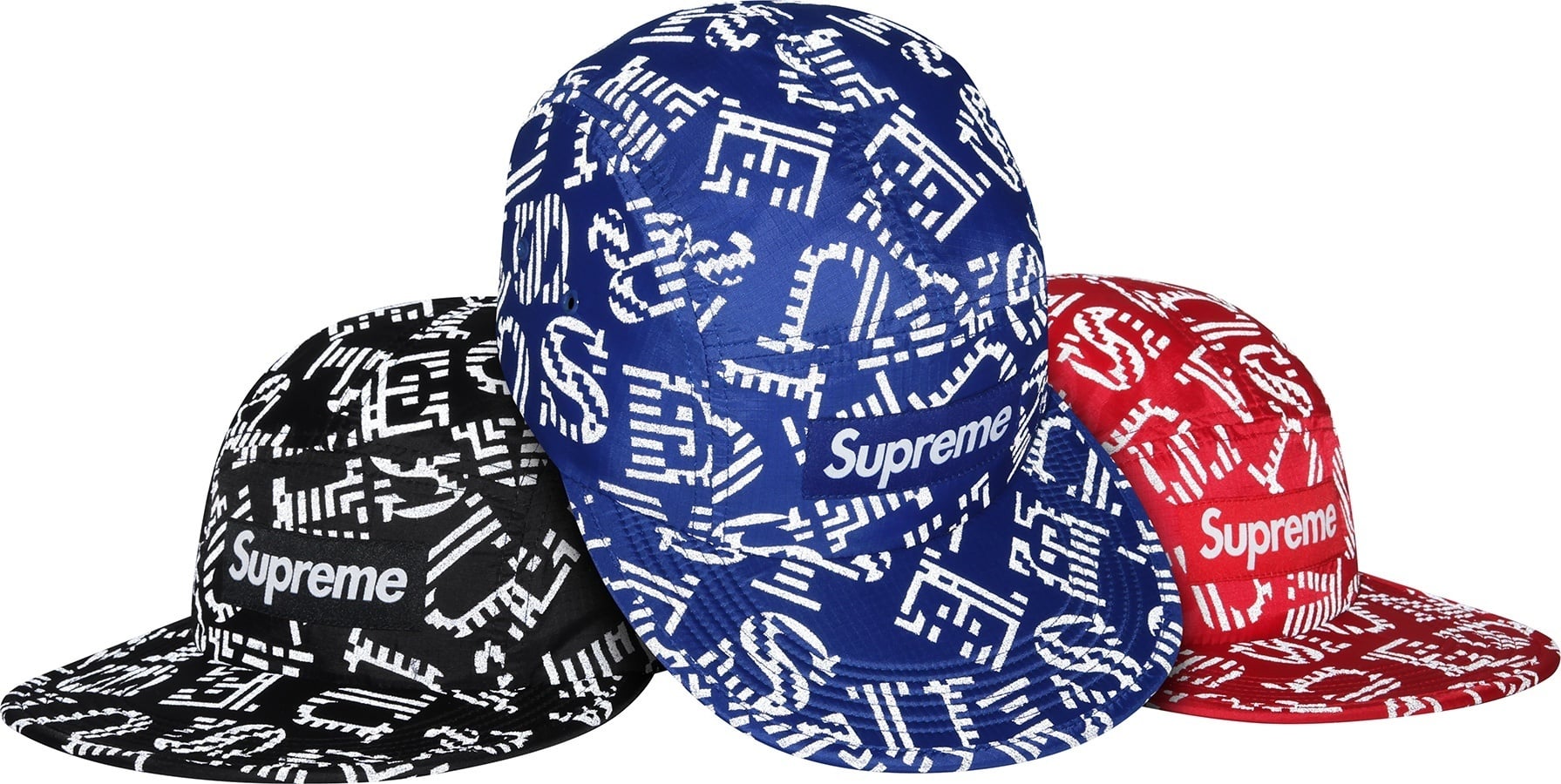 Reflective Soft Bill Camp Cap
